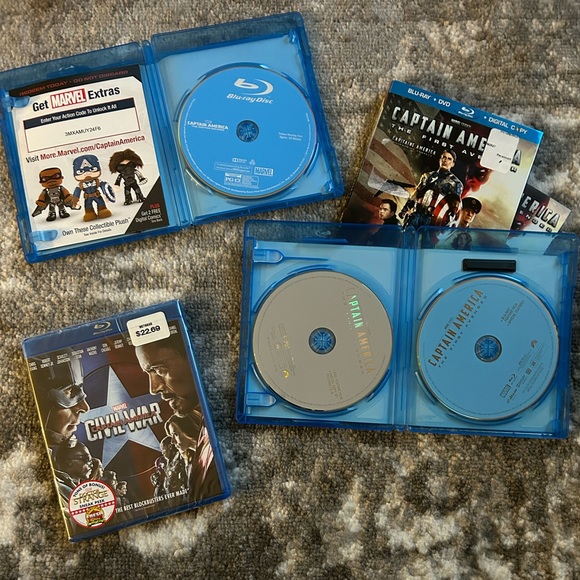 Captain America Blu-Ray Bundle - Picture 3 of 9